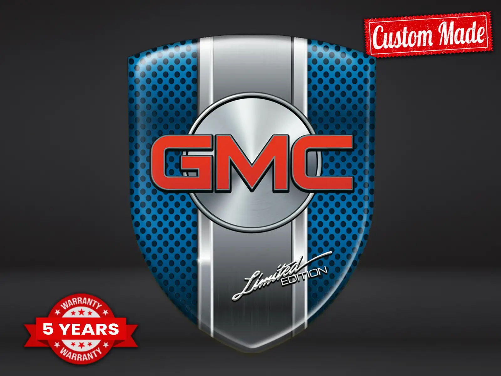 GMC Logosticker Auto Robust Hochwertig Professionell